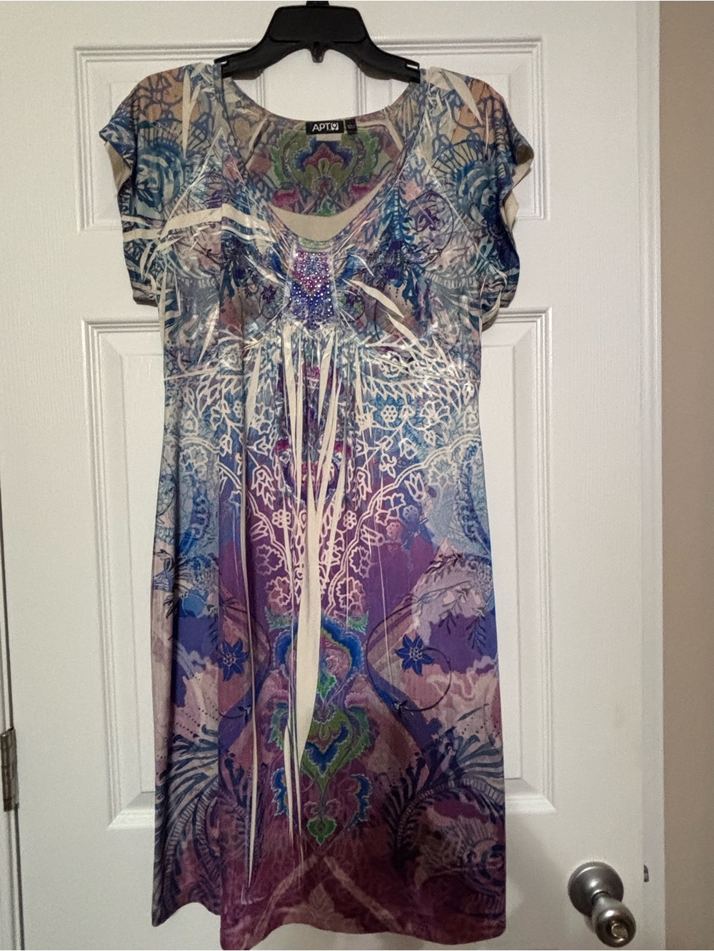 Apt. 9 Multicolor Short Sleeve Dress